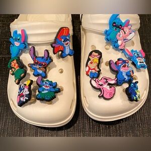 Stitch Croc Charms 12 pcs